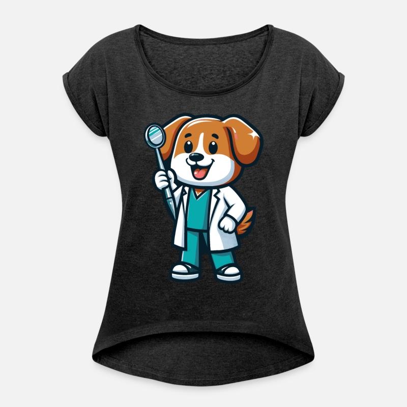 Adorable Doggo Endodontist Cartoon
