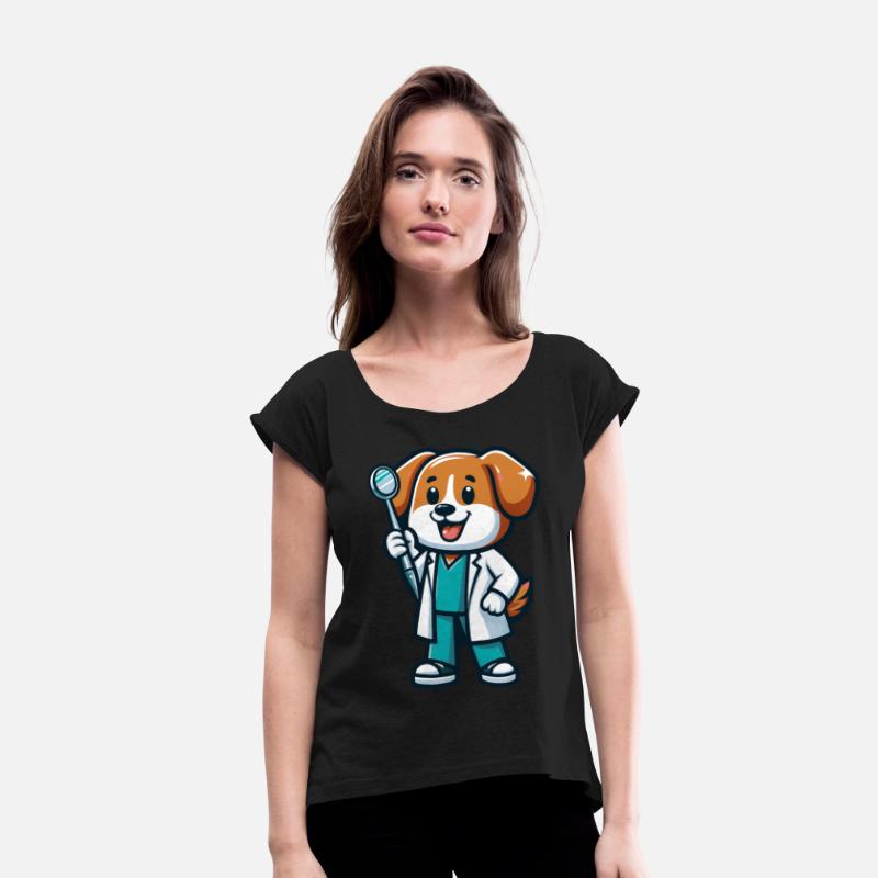 Adorable Doggo Endodontist Cartoon