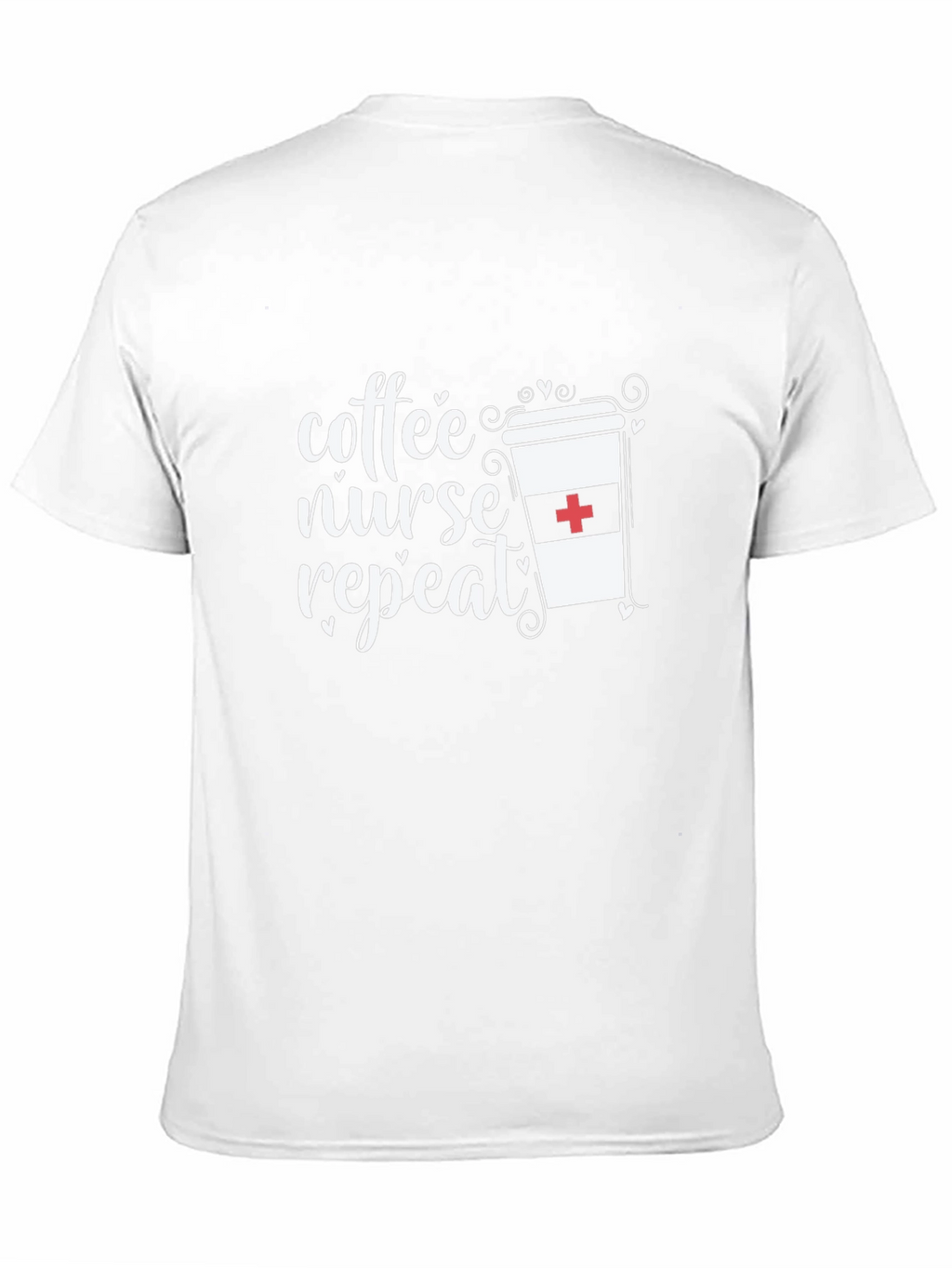 Coffee Nurse Repeat Graphic Tee - Unisex
