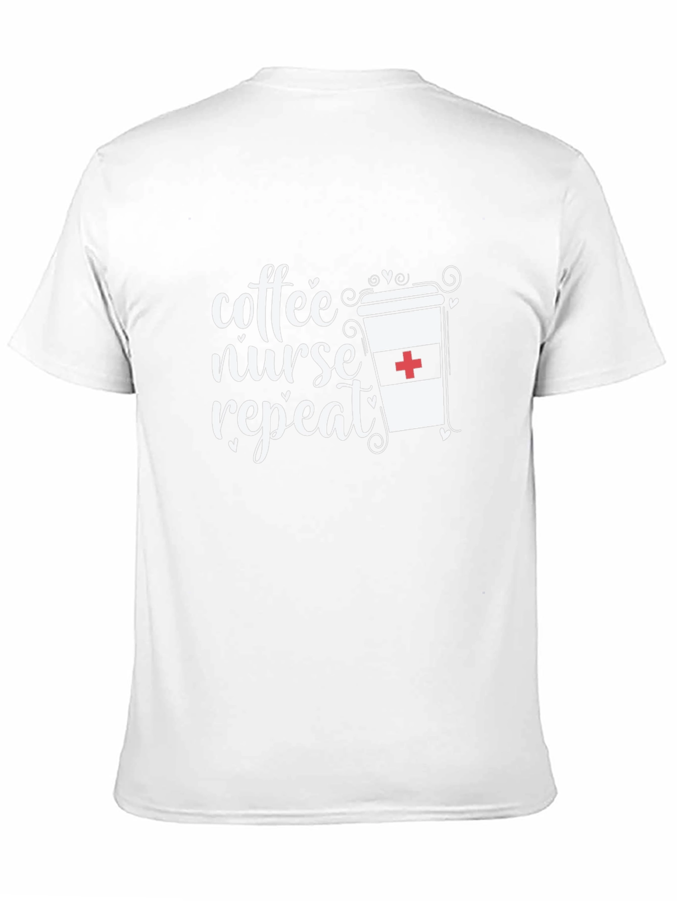 Coffee Nurse Repeat Graphic Tee - Unisex