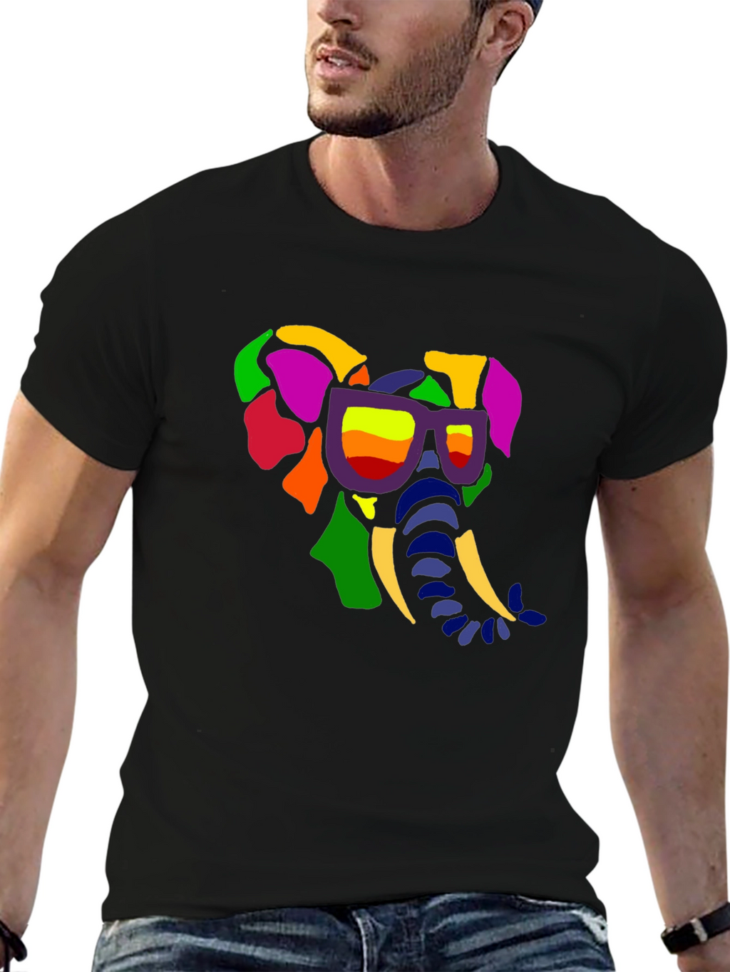 Cool Elephant Tee - Funky Graphic T-Shirt