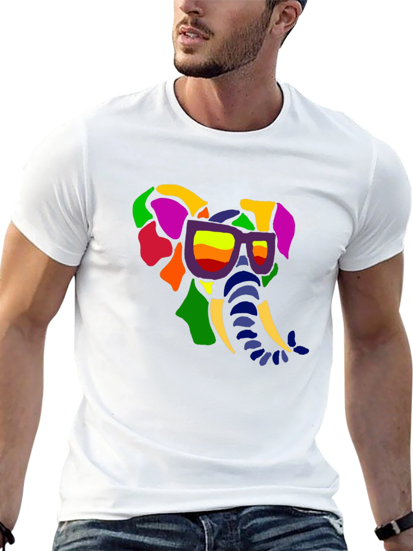 Cool Elephant Tee - Funky Graphic T-Shirt