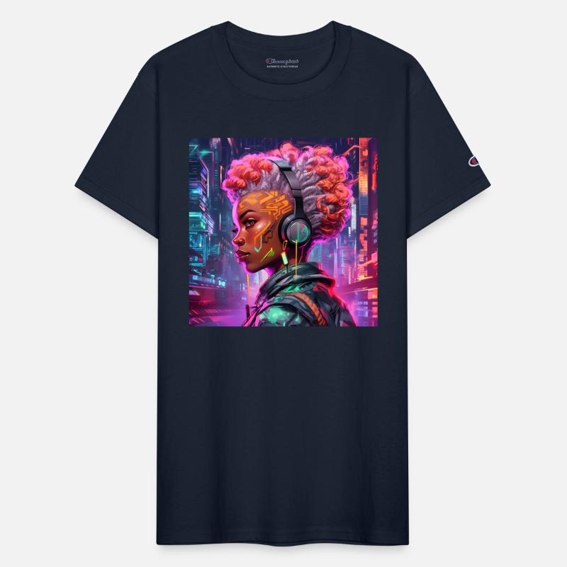 African American Woman Cyberpunk