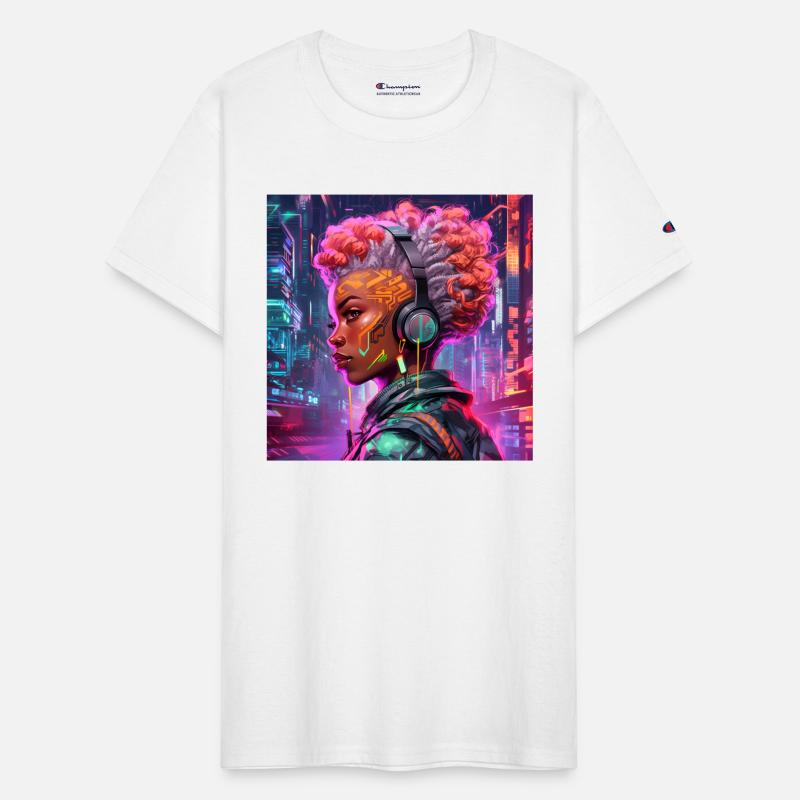 African American Woman Cyberpunk