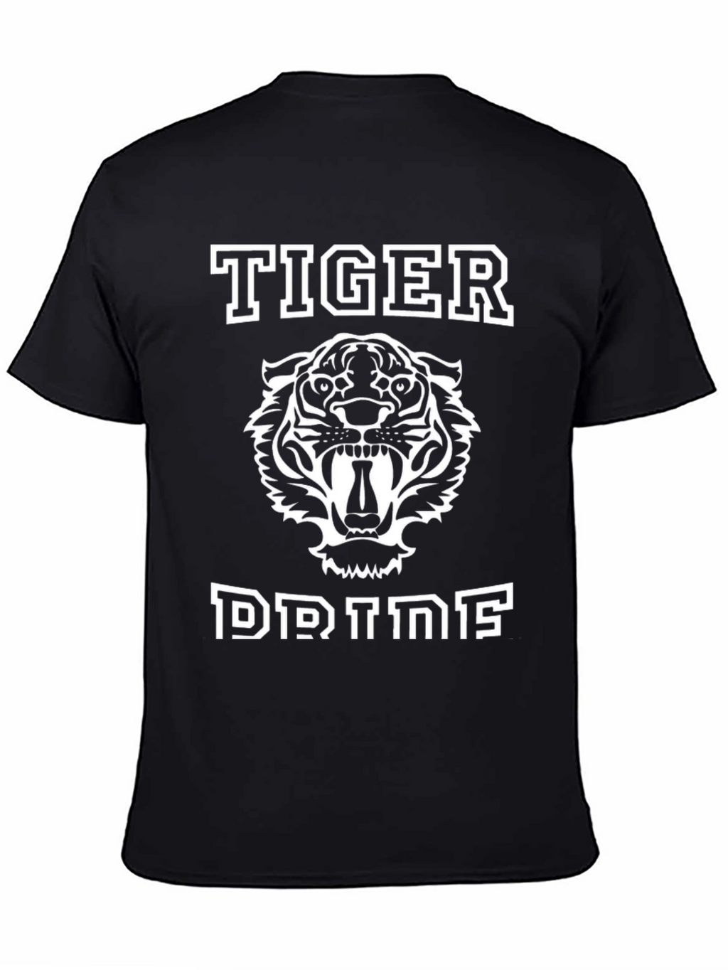 Tiger Prime Graphic Tee - Black Cotton Blend