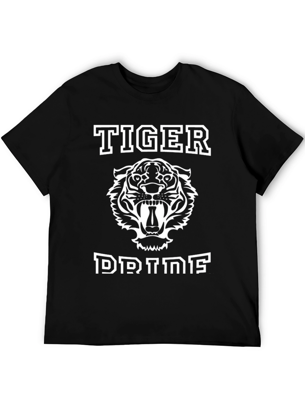 Tiger Prime Graphic Tee - Black Cotton Blend