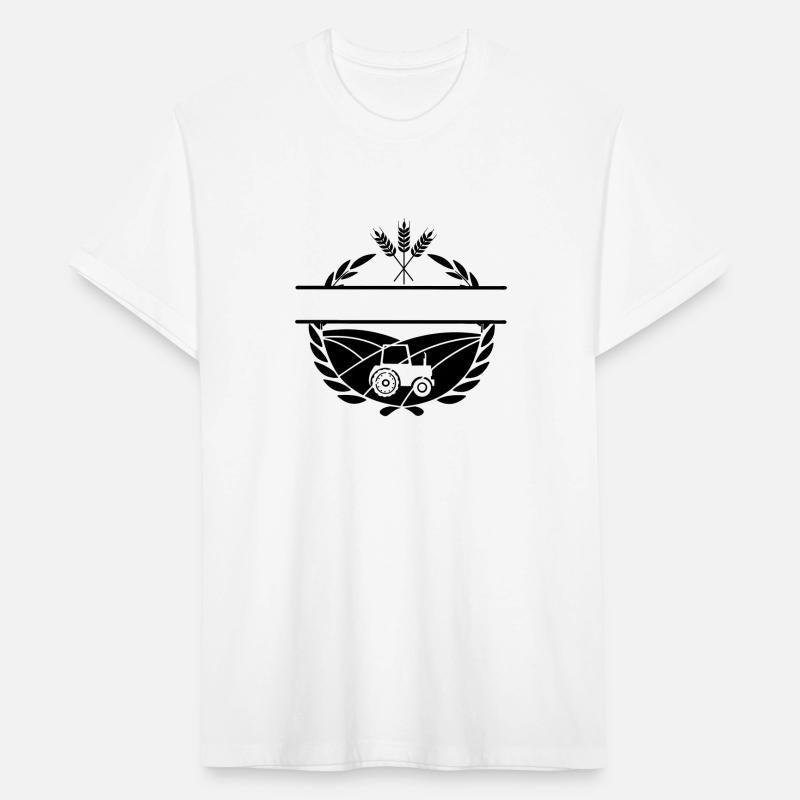 Agriculture text grain tractor