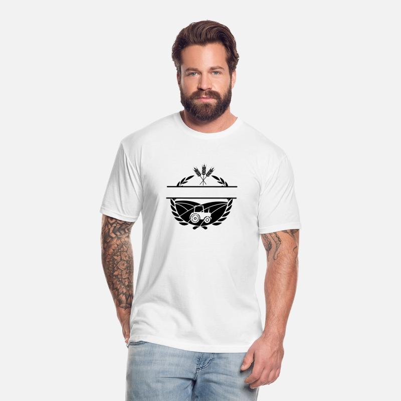 Agriculture text grain tractor