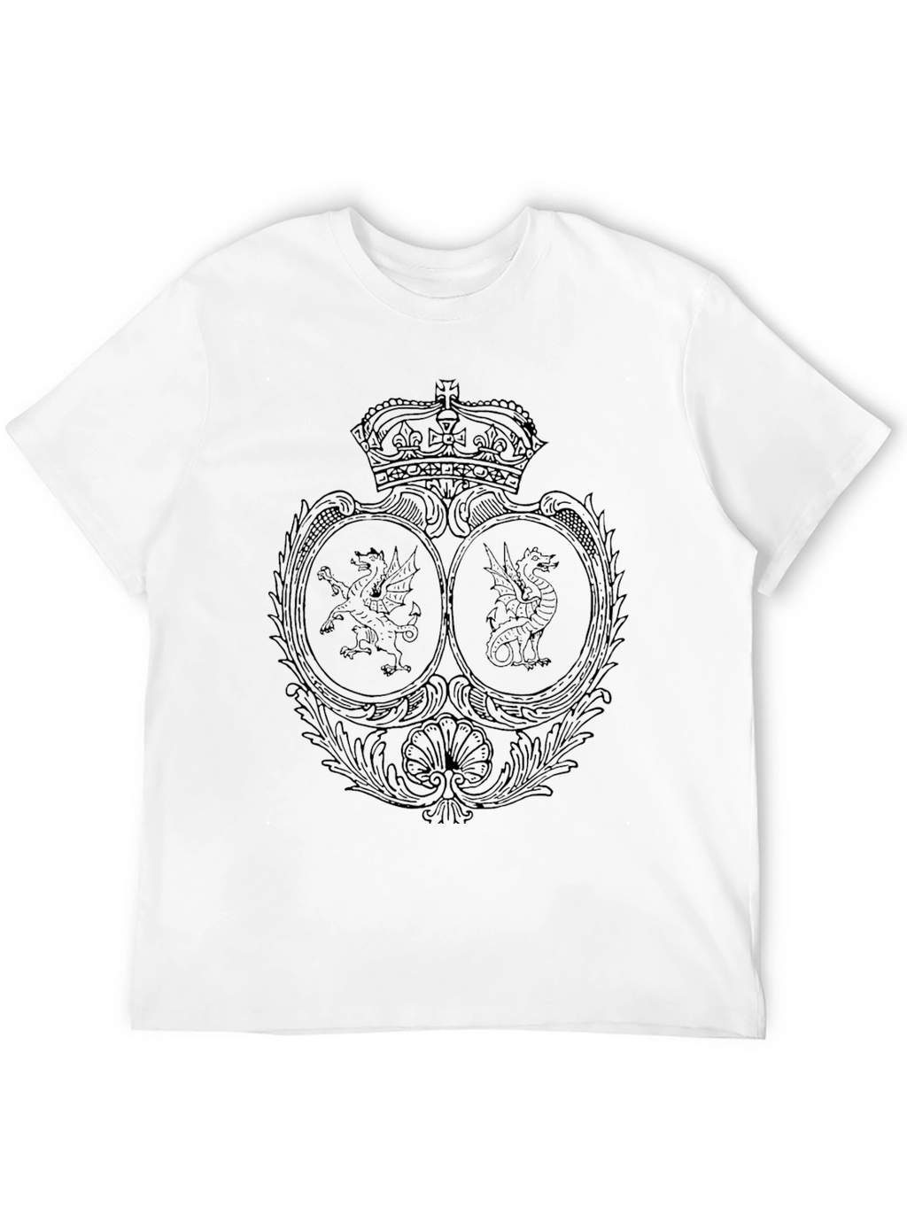Dragon Crest Graphic Tee - Classic Black T-Shirt