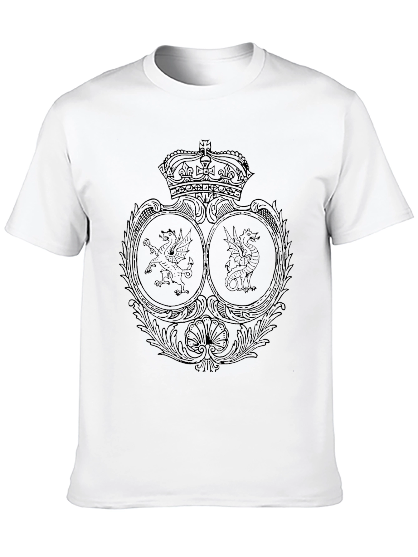 Dragon Crest Graphic Tee - Classic Black T-Shirt