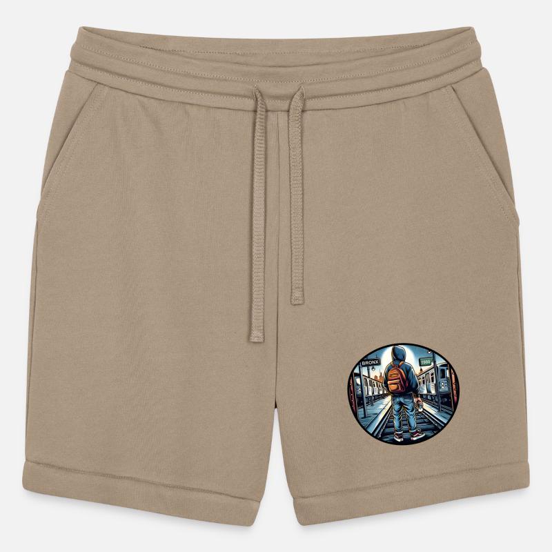 AI Teen in Outdoor Subway Yard - Circle Border