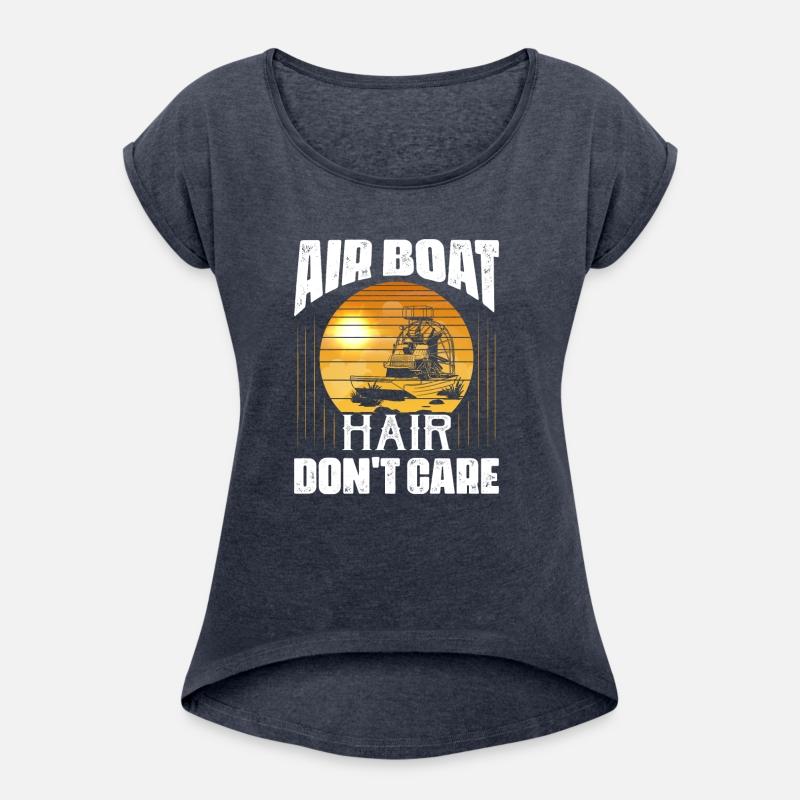 Air Boat Hair Don't Care Propeller Swamp Airboat H