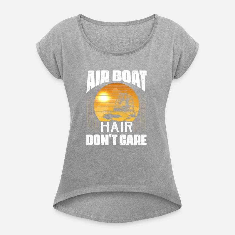 Air Boat Hair Don't Care Propeller Swamp Airboat H