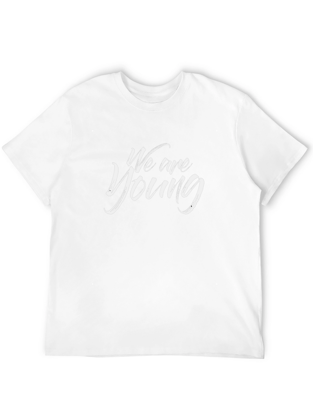 We Are Young Graphic Black T-Shirt
