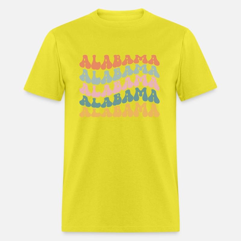 Alabama State Alabamian Alabaman Pride Groovy