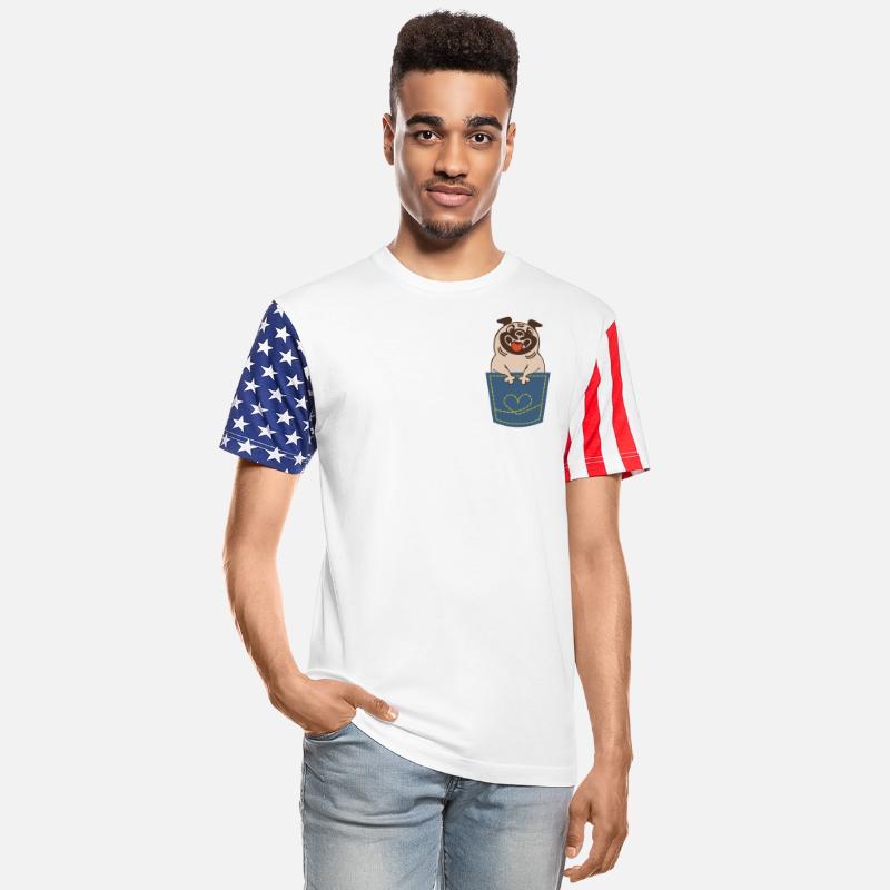 All you need is Pug dog in a heart pocket