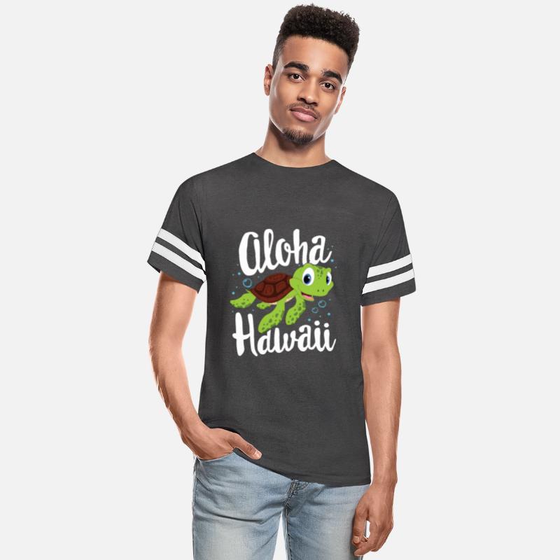 Aloha Hawaii TShirt Kids Boys Sea Turtle Hawaiian