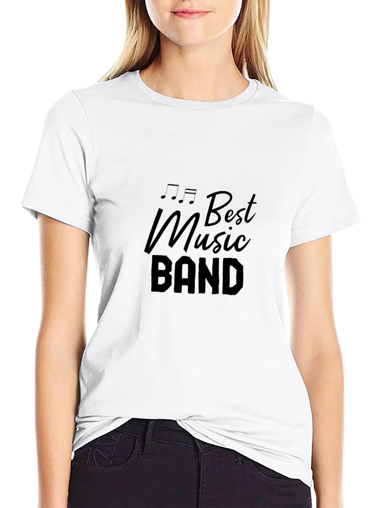 Best Music Band Graphic Black Tee