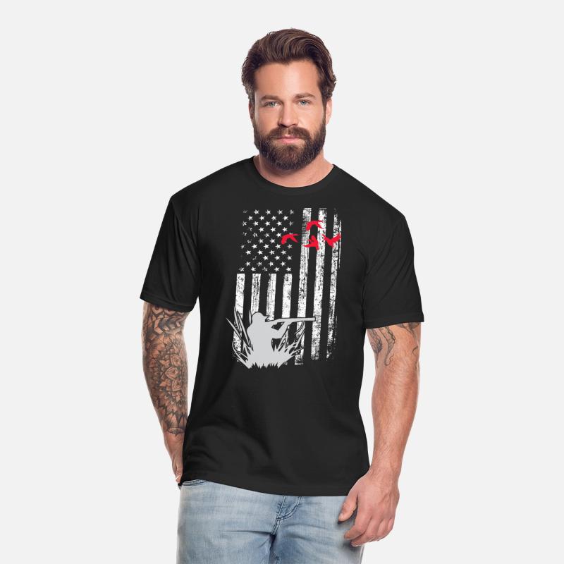 American Flag Patriotic Duck Hunting Waterfowl