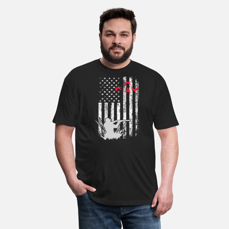 American Flag Patriotic Duck Hunting Waterfowl