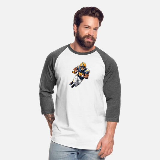 American Football Player in the Game