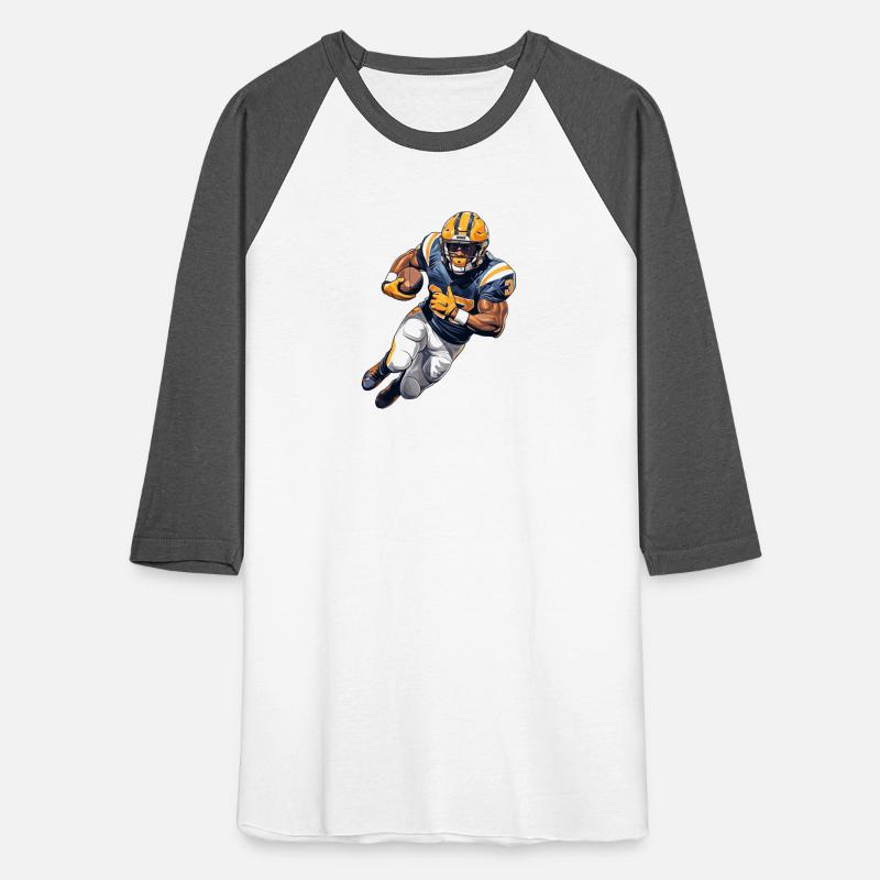 American Football Player in the Game