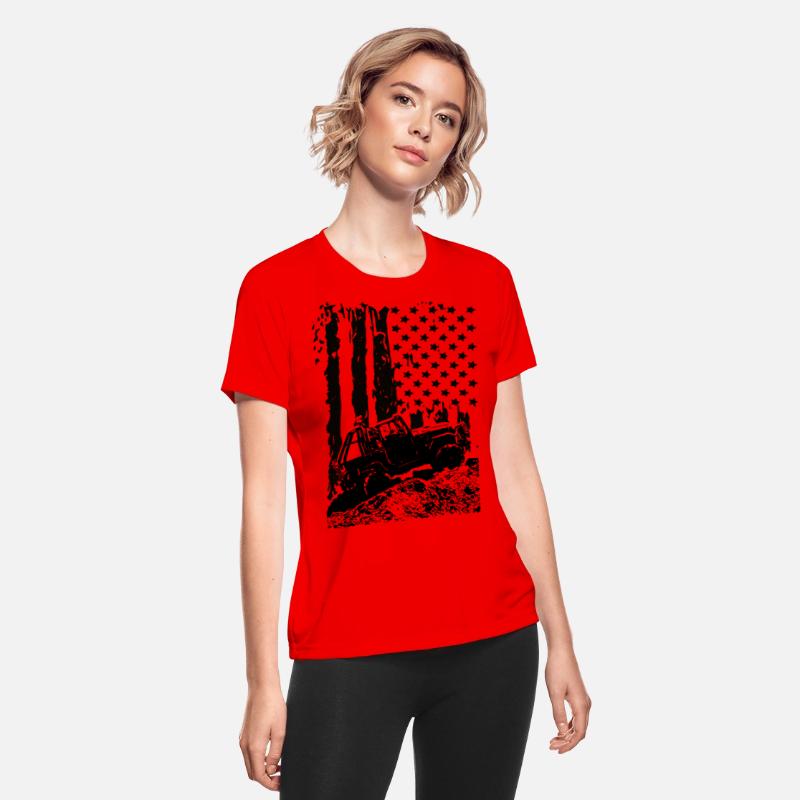 AMERICAN OFFROADER 4X4 USA FLAG