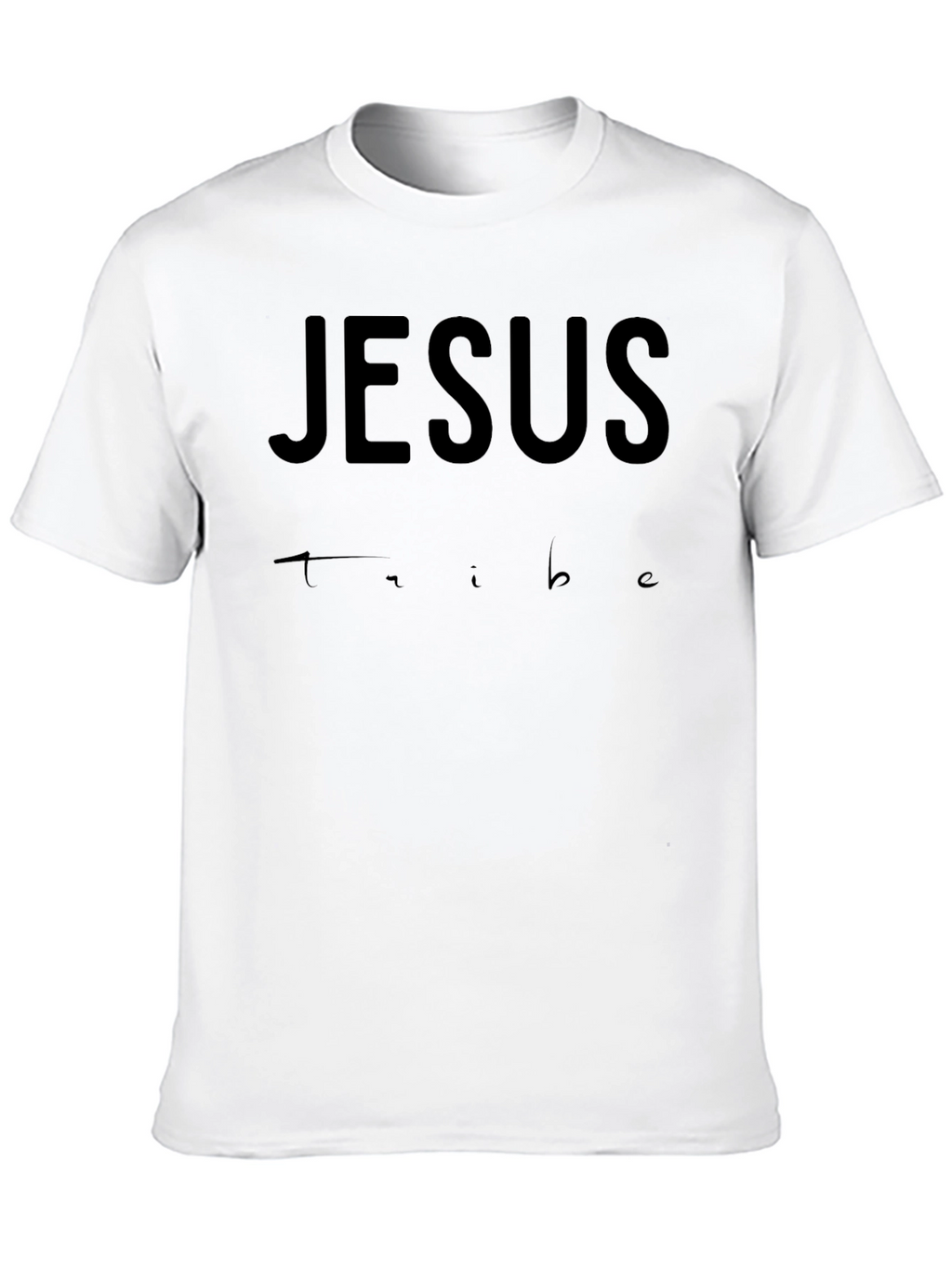 Jesus Tribe Black Crew Neck T-Shirt