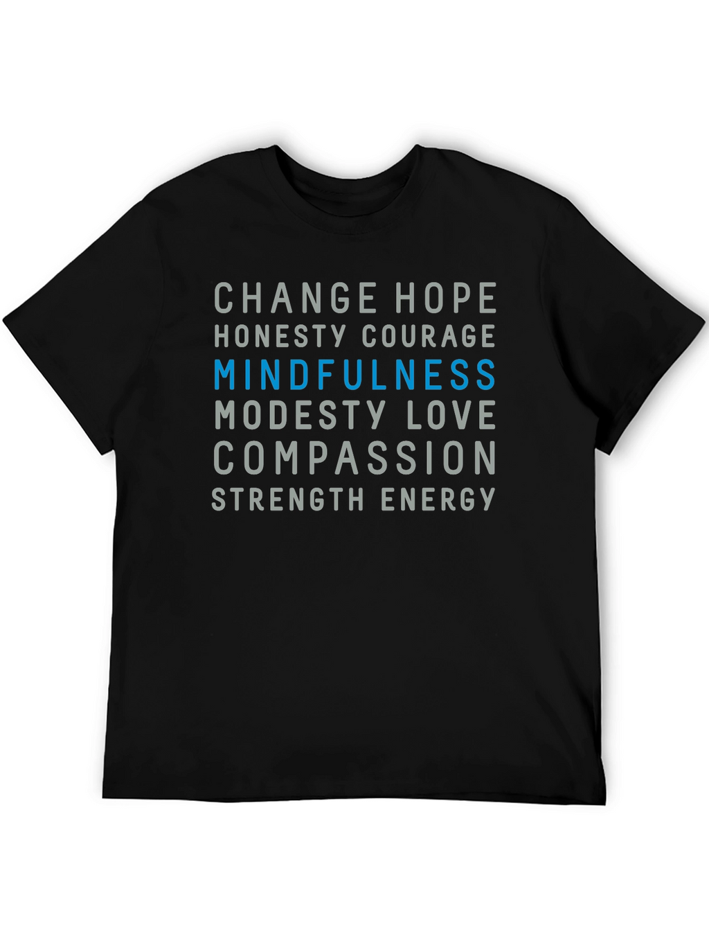 Mindfulness Graphic Tee - Inspiring Positivity