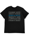 Mindfulness Graphic Tee - Inspiring Positivity