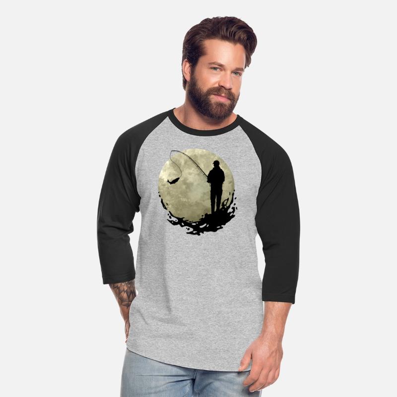 Angler with fish on a hook (Moon)