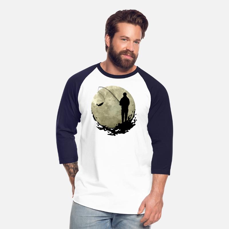 Angler with fish on a hook (Moon)