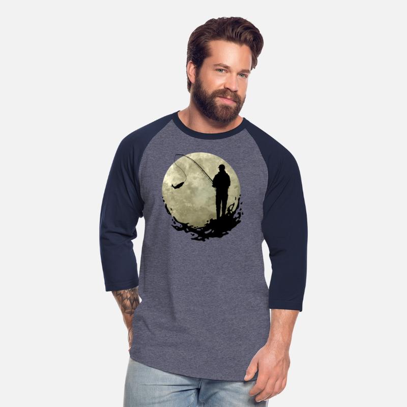 Angler with fish on a hook (Moon)