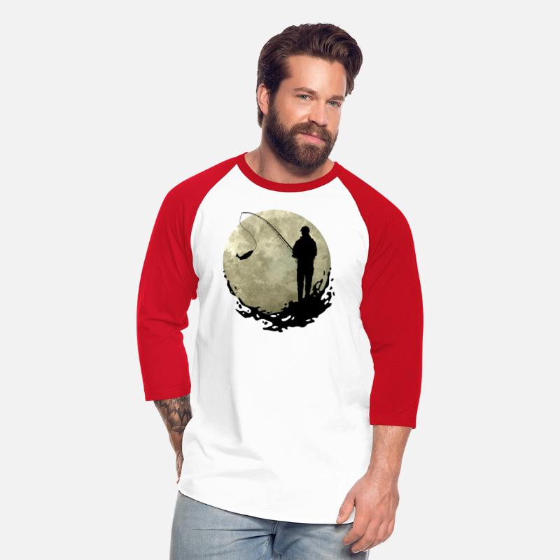 Angler with fish on a hook (Moon)