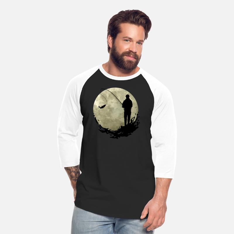 Angler with fish on a hook (Moon)