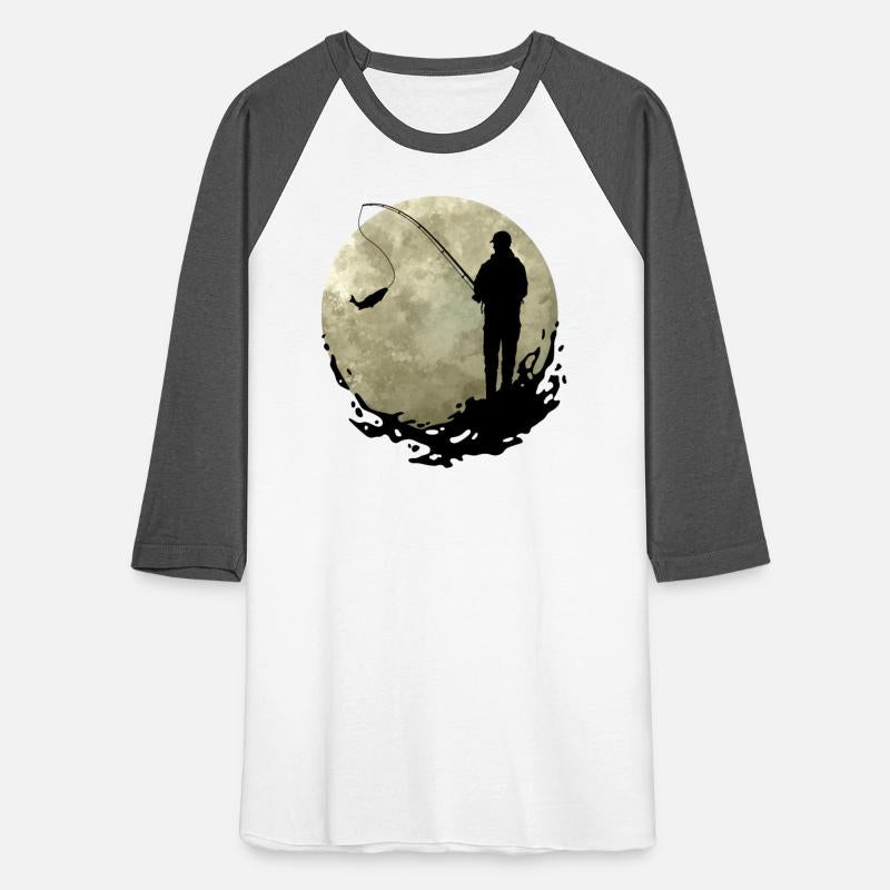 Angler with fish on a hook (Moon)