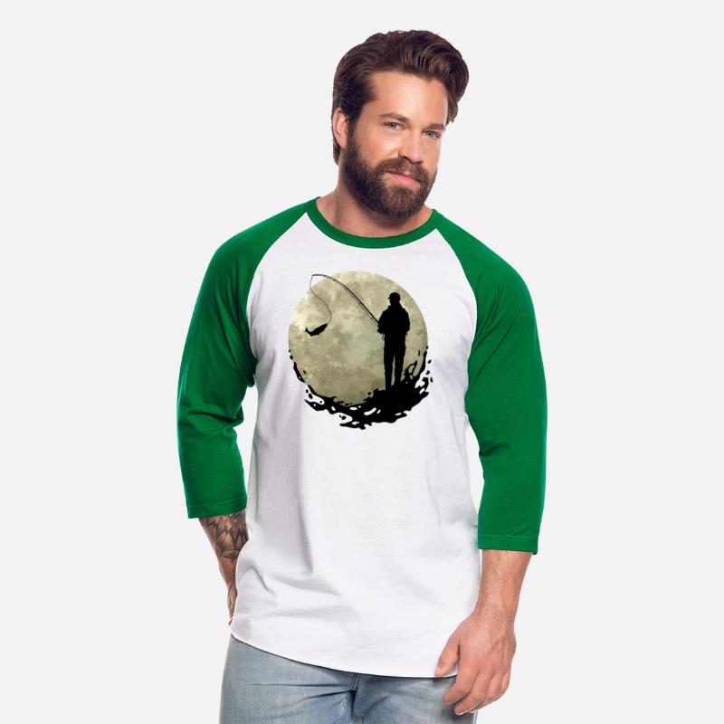 Angler with fish on a hook (Moon)