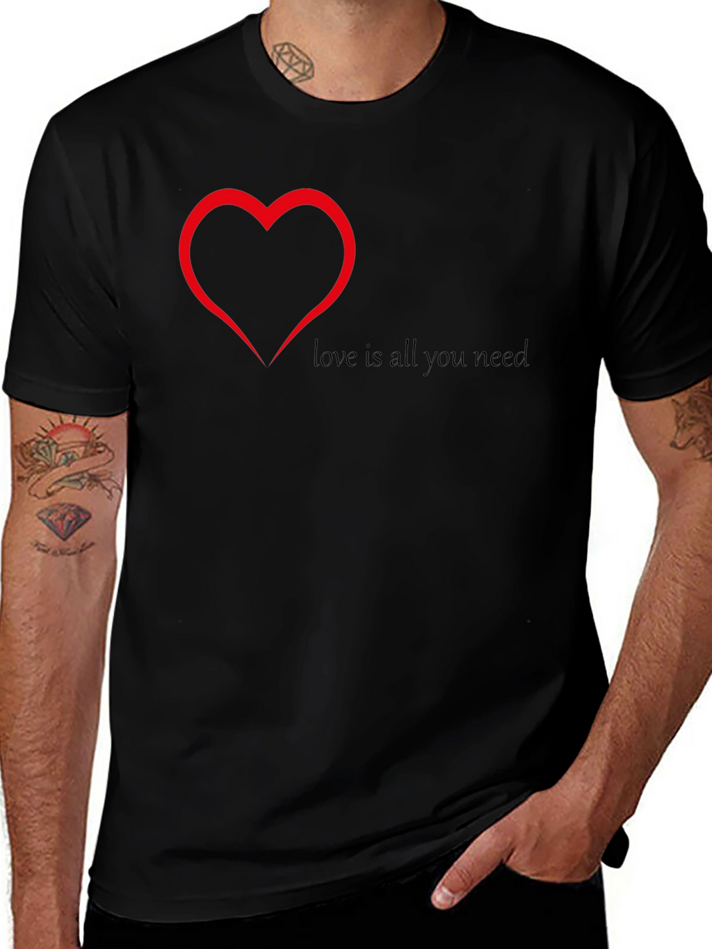 Love Is All You Need Tee - Black