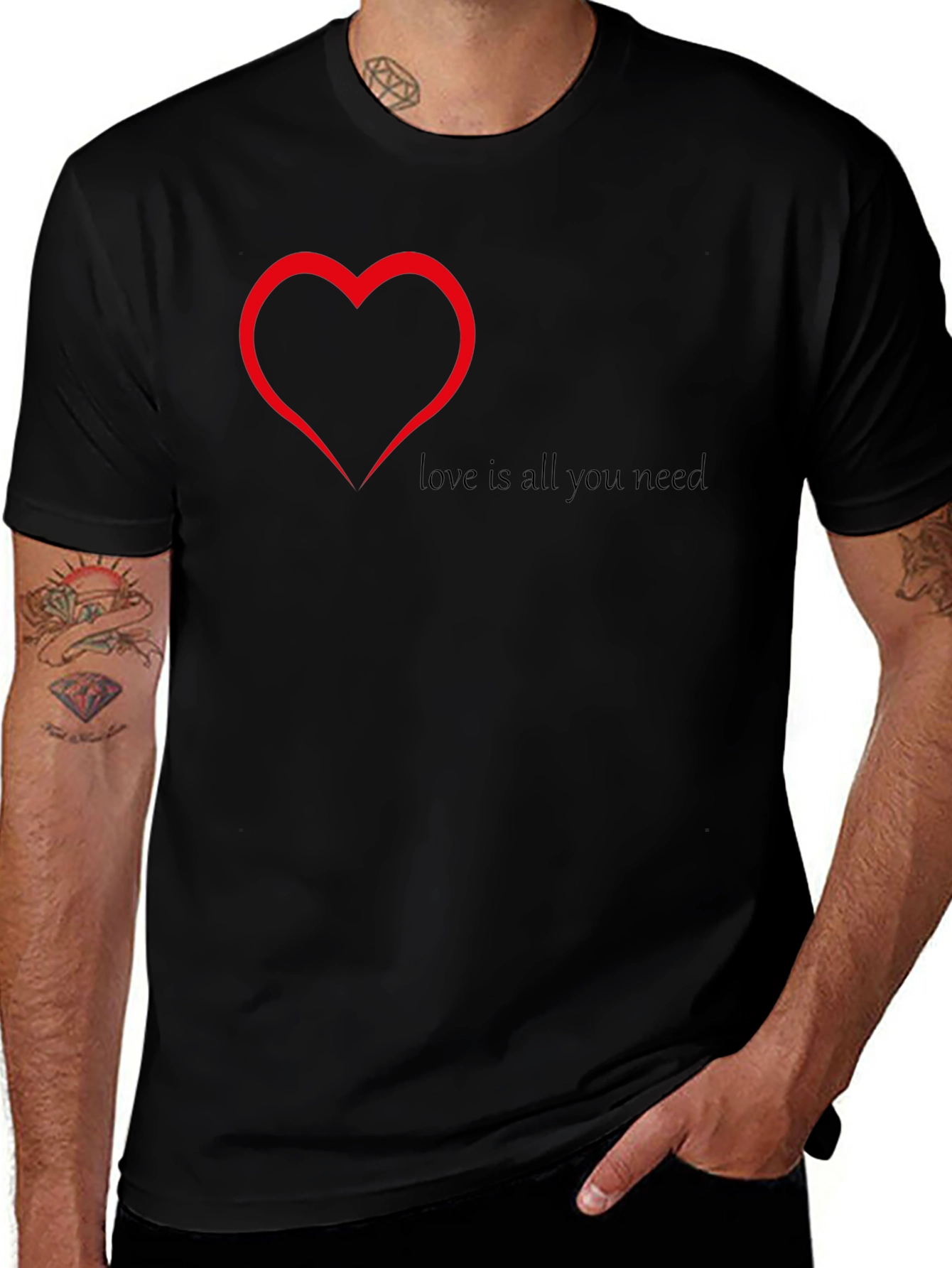 Love Is All You Need Tee - Black
