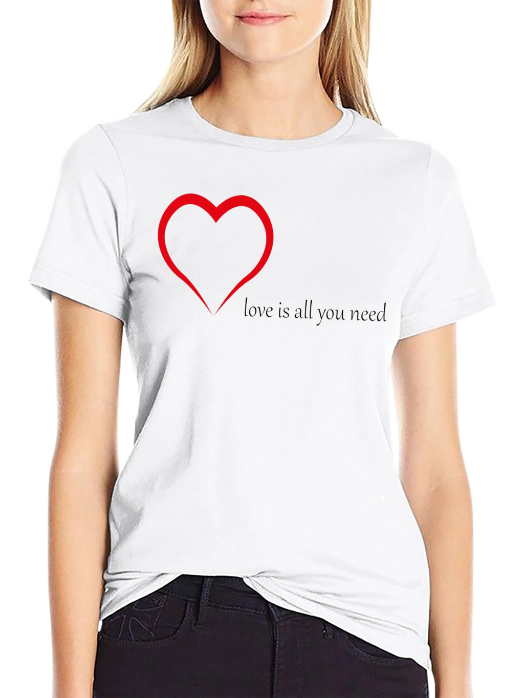 Love Is All You Need Tee - Black