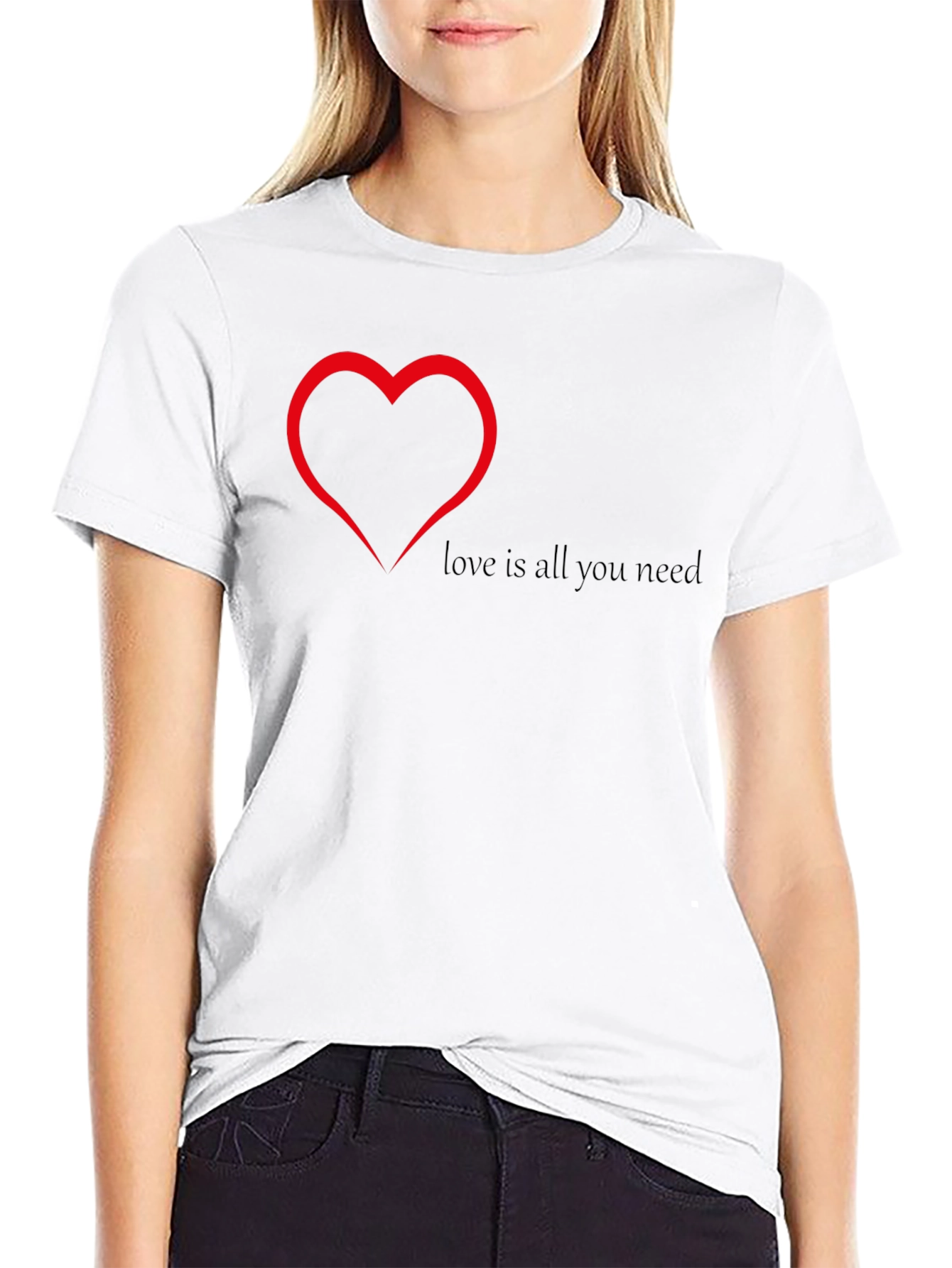 Love Is All You Need Tee - Black