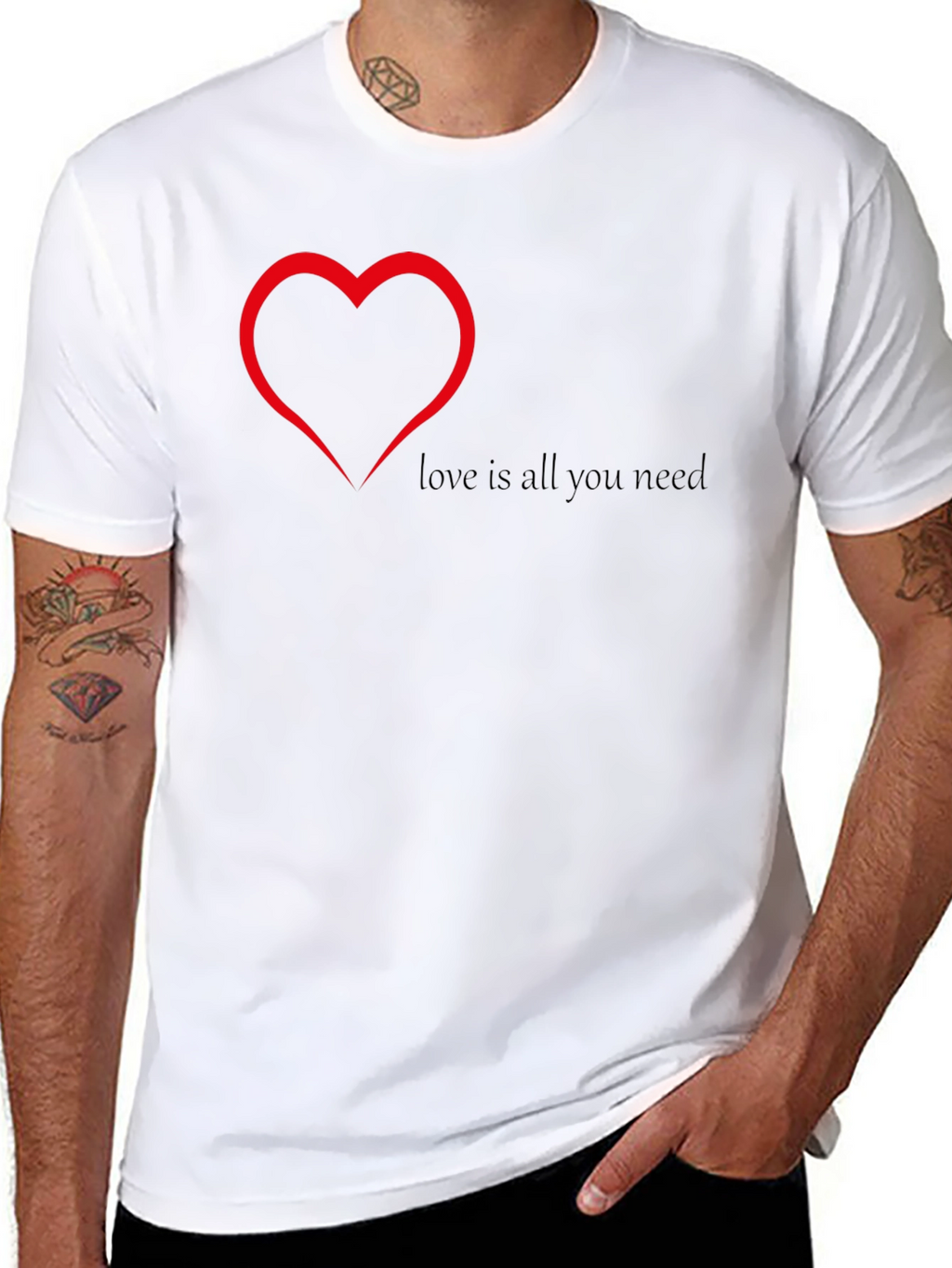 Love Is All You Need Tee - Black