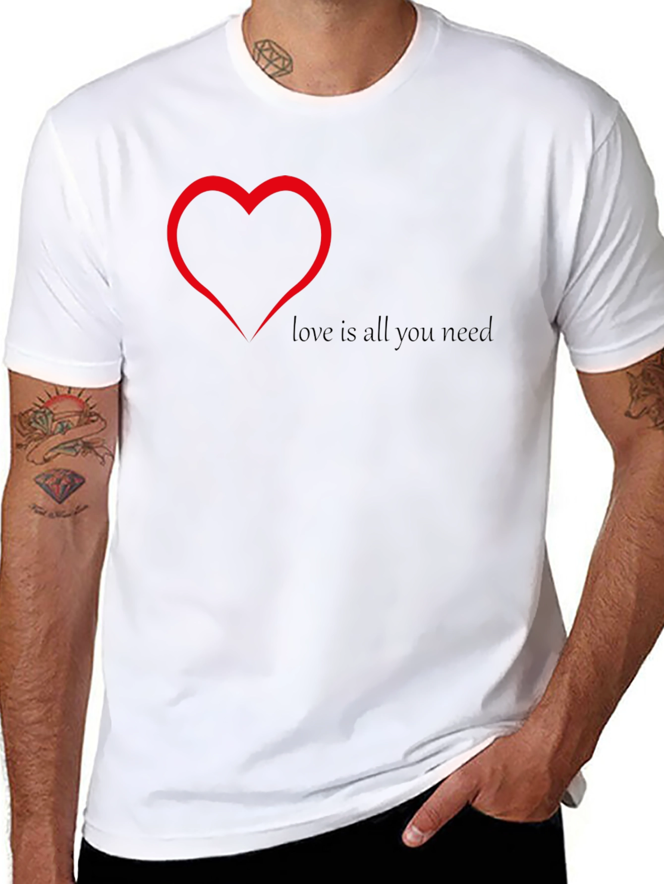 Love Is All You Need Tee - Black