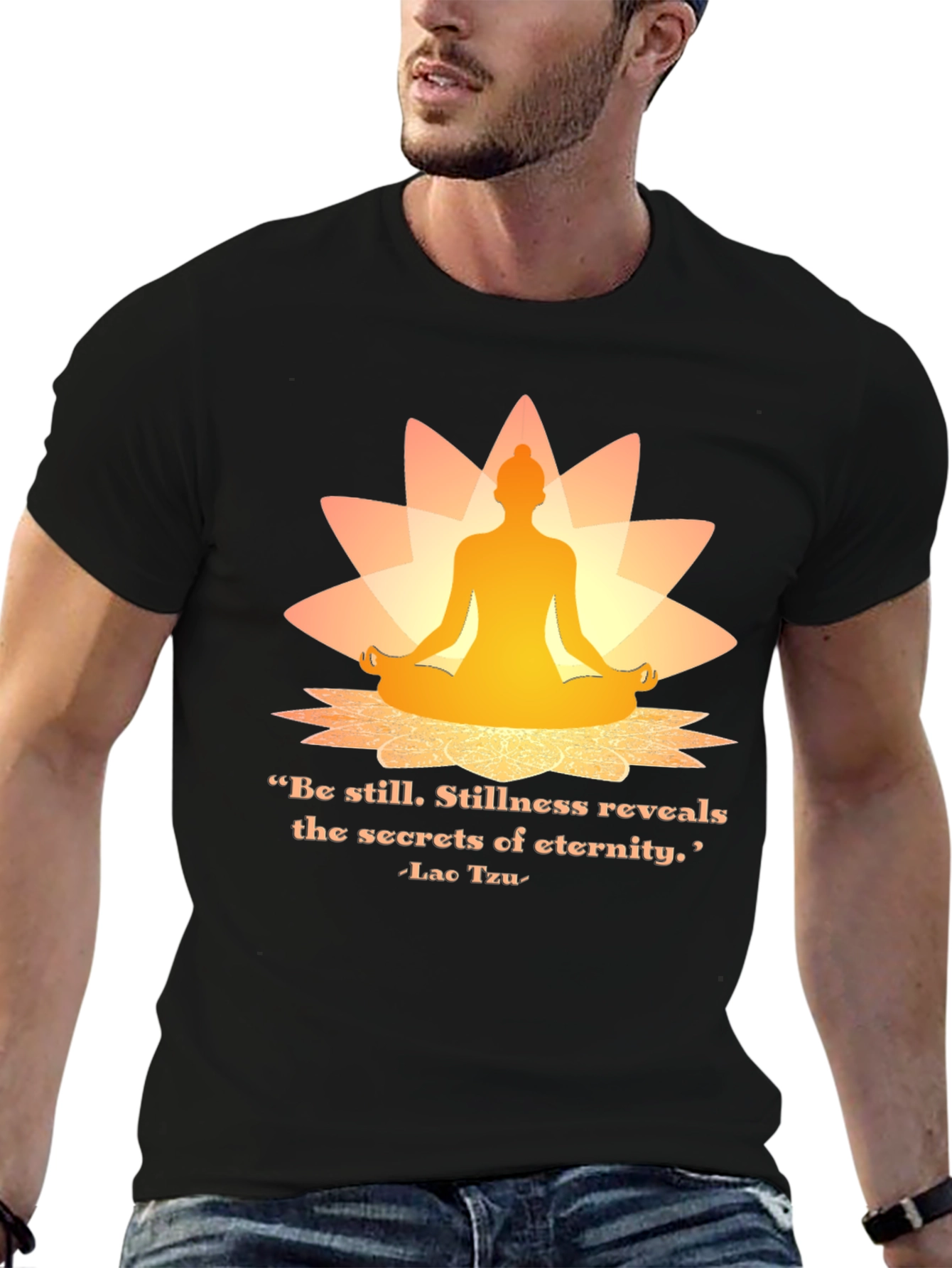 Meditative T-Shirt: Stillness Reveals Eternity