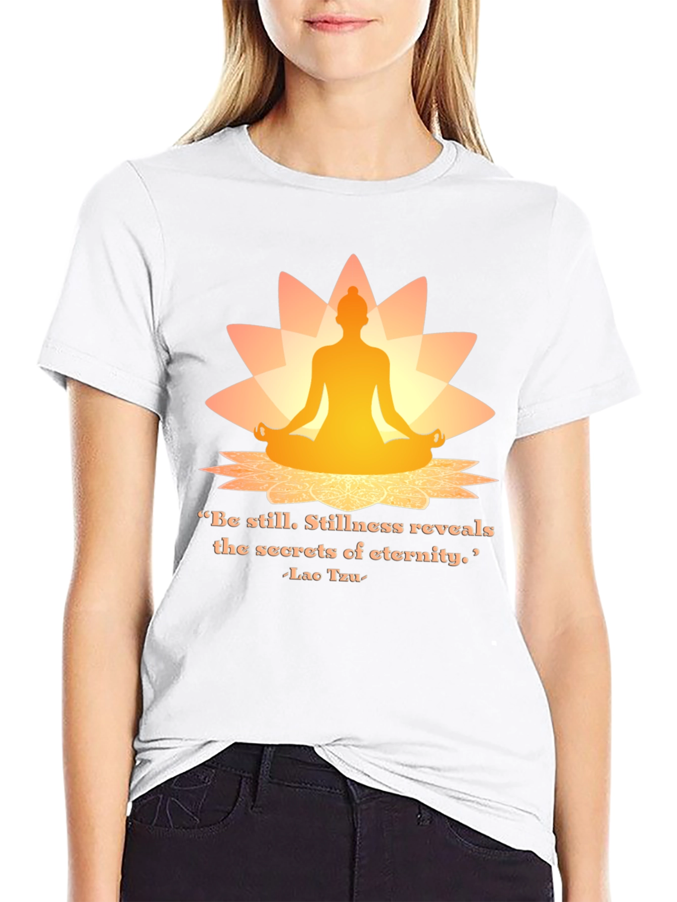 Meditative T-Shirt: Stillness Reveals Eternity