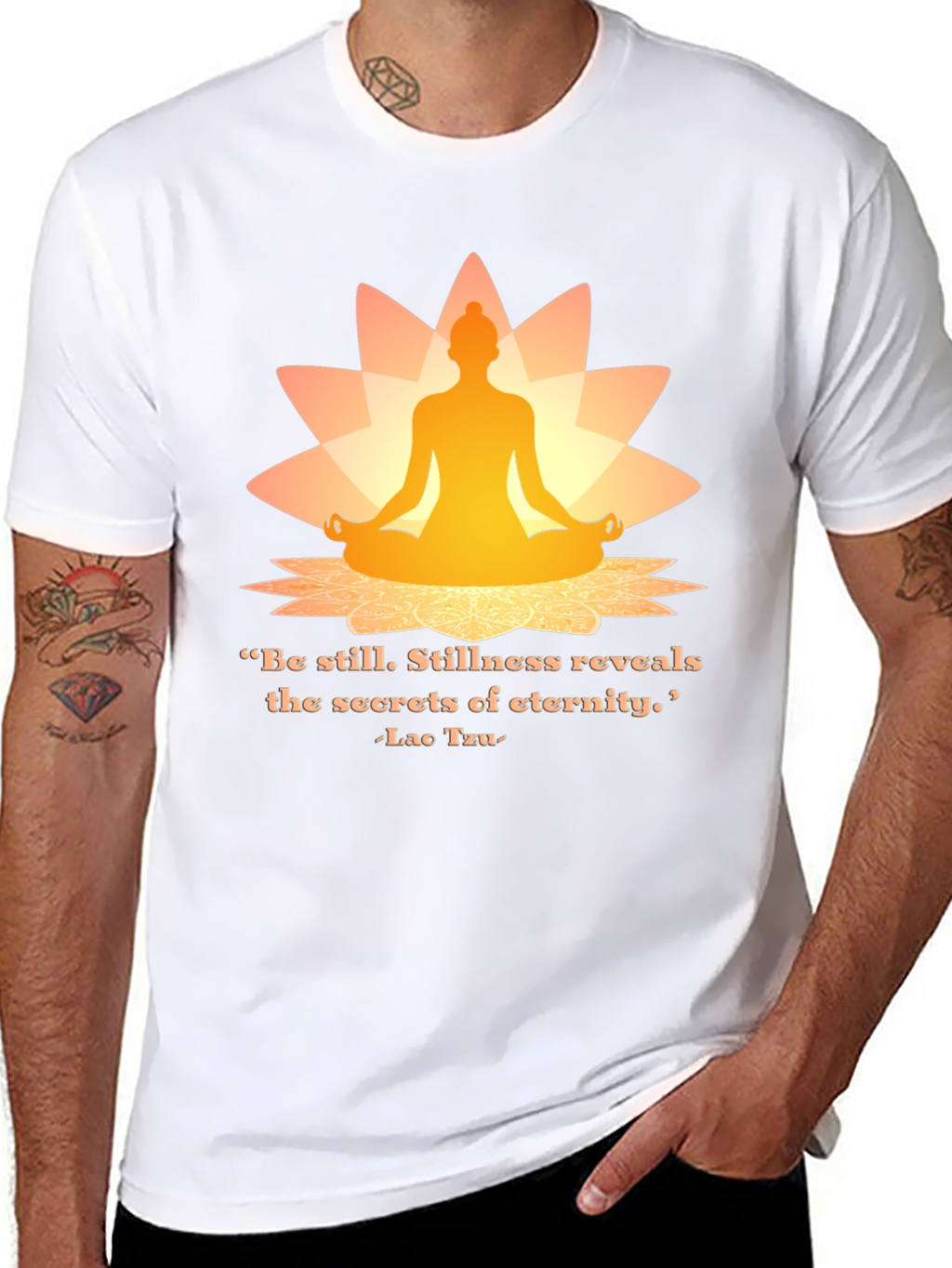 Meditative T-Shirt: Stillness Reveals Eternity