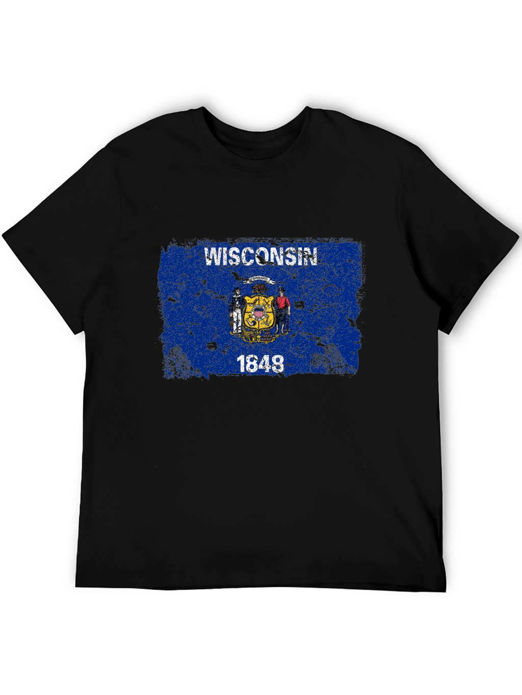 Wisconsin Flag Graphic T-Shirt