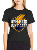Gym Hair Dont Care Graphic Tee
