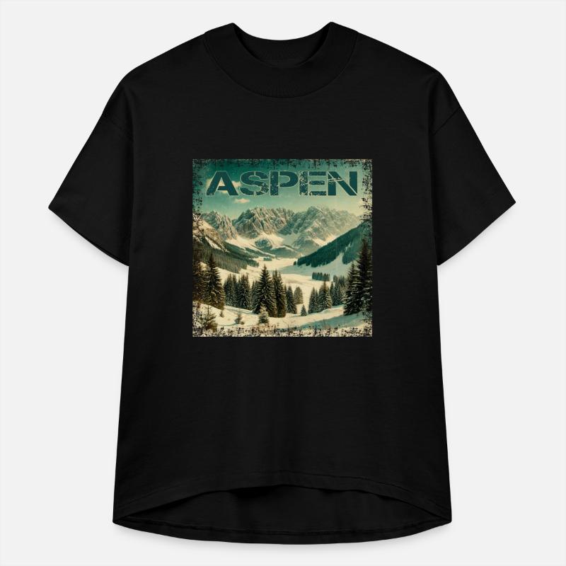 Aspen Ski Snowboard Vintage Winter Vacation