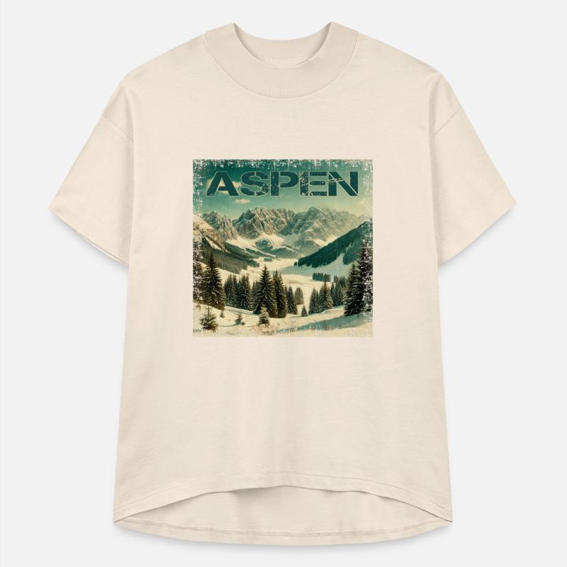Aspen Ski Snowboard Vintage Winter Vacation